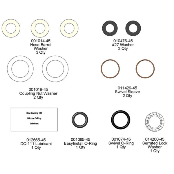T&S  B-PRU-RK  PRU Unit Repair Kit
