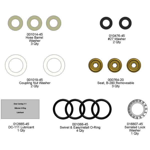 T&S  BF-PRU-RK  Big-Flo PRU Unit Repair Kit