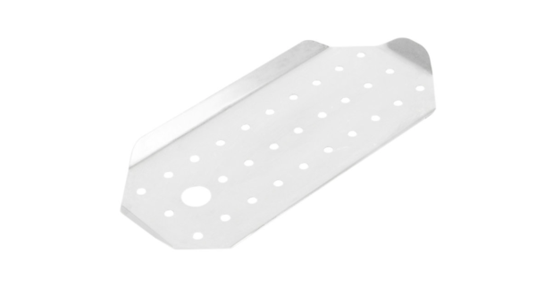 Stainless steel steam pan false bottom.