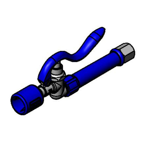 T&S  EB-0107-J-HF12  Blue 1.07 GPM Spray Vlv,Grip, 1/2'' NPSM (F) in