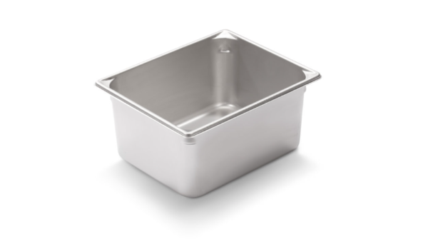 stainless steel steam table pan.