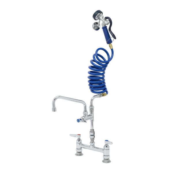 T&S  PG-8DSAV-08  Pet Grooming Fct, Deck 8'' C/C, 8''  Fct