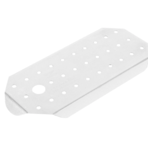 Stainless steel steam pan false bottom.