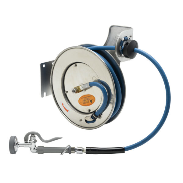 T&S  B-7132-01M  3/8'' X 35' Open SS Reel W/B-0107
