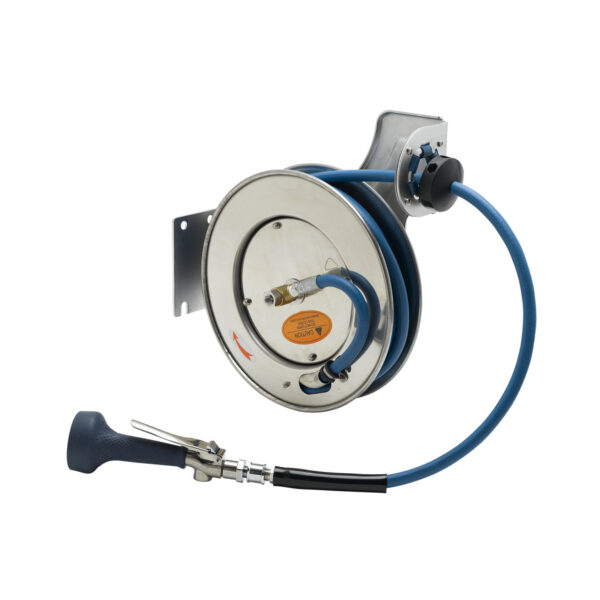 T&S  B-7132-08M  3/8'' X 35' Open SS Reel W/ B-0108