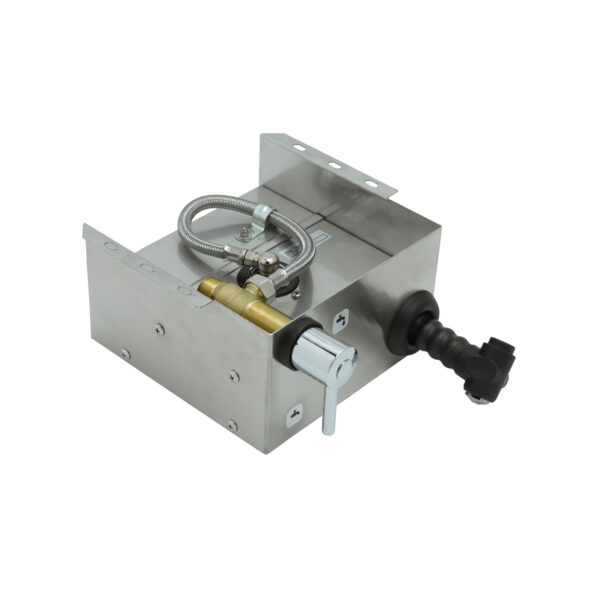T&S  B-7161-C  6' Combi-Oven Hose Reel, SS Shroud, Push-Button