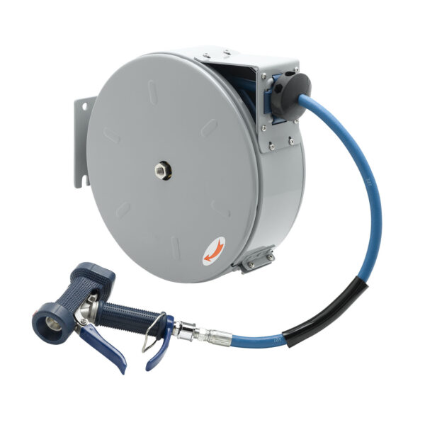 T&S  B-7222-C05  Hose Reel,Enclosed,Epoxy Coat,30'Hose,3/8''Id