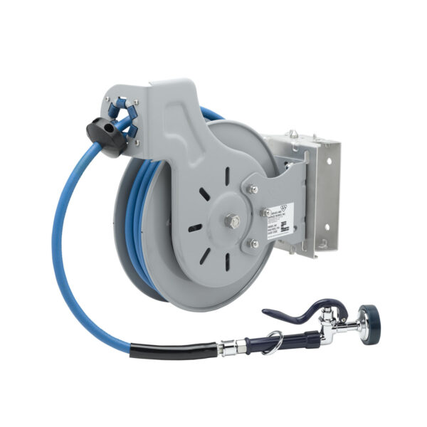 T&S  B-7232-01-ESB  3/8'' x 35' Open Epoxy coat Reel w/ SS Swing Bracket