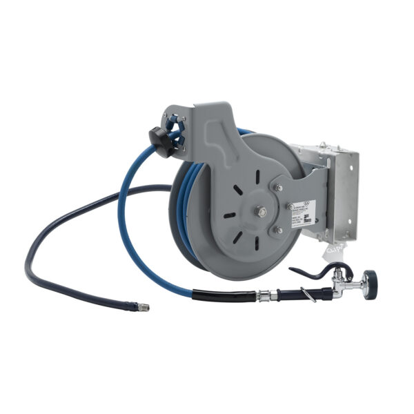 T&S  B-7232-01-ESB48  3/8'' x 35' Open Epoxy coat Reel, 48'' FlexHose & SS brkt