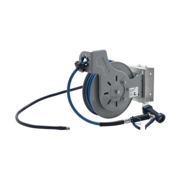 T&S  B-7232-05-ESB48  3/8'' x 35' Open Reel, MV-2522-24, 48'' FlexHose, SS brkt