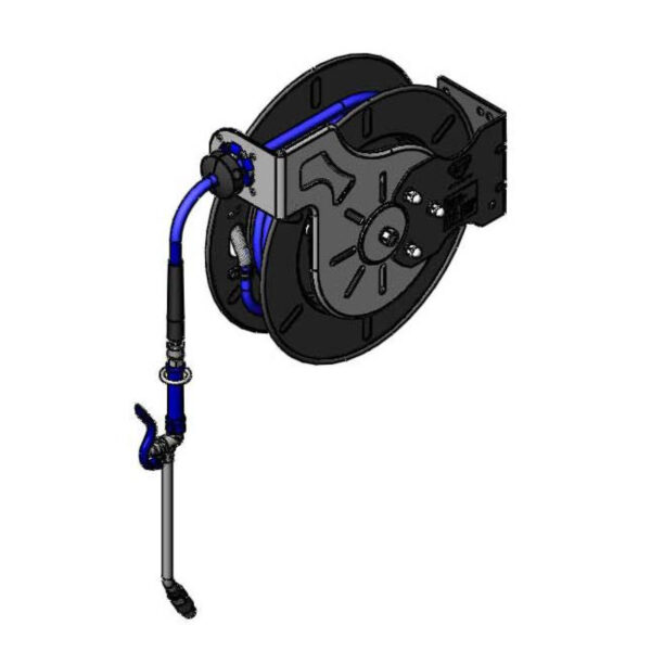 T&S  B-7242-10  3/8'' X 50' Open coat Reel W/ Extended Spray Wand