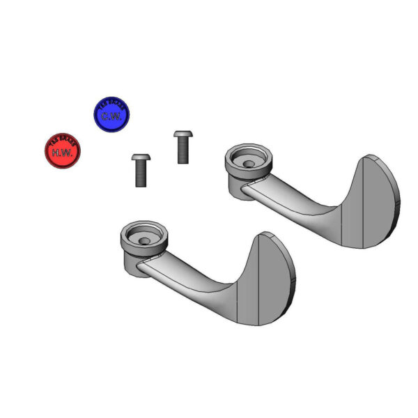 T&S  B-WH4-K  4'' Wrist- Handles & Eterna Parts Kit