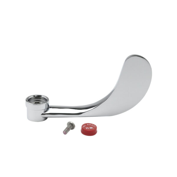 T&S  B-WH4H-AM  4'' Wrist  Handle W/ Anti-Microbial Coating & Hot Index