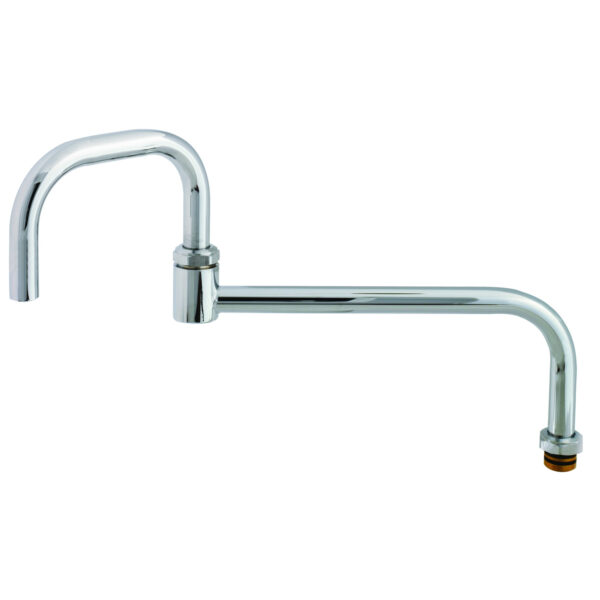 T&S  BF-0178-A  Big-Flo Dbl-Joint Nozzle, 12'' Back, 6-1/2'' Front Section