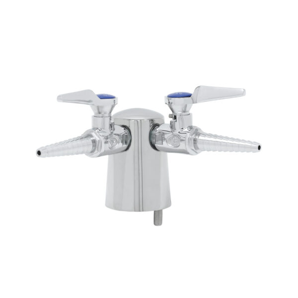 T&S  BL-4203-0  Lab Turret, Tapered W/ 2 90 Degree Hose Cocks