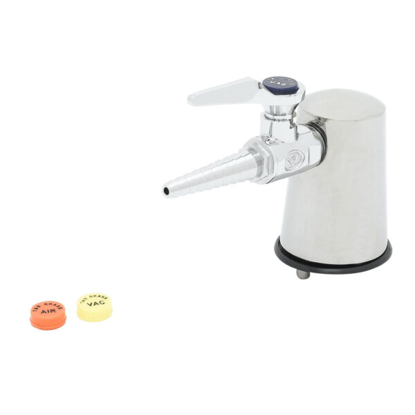 T&S  BL-4203-01  Lab Turret, Tapered W/ 1 Hose Cock, Vandal res. mting Stud