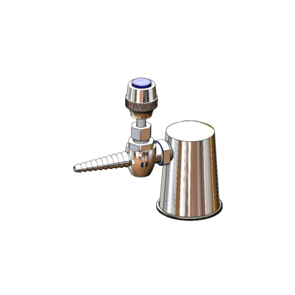 T&S  BL-4210-01  Lab Turret, Tapered W/ 1 Needle Hosecock