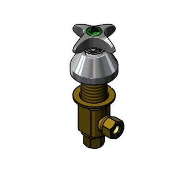 T&S  BL-4507-02  Concealed Vlv: 1/2''NPT Side out, 4-Arm Handle