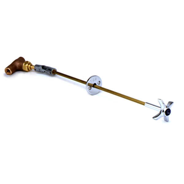 T&S  BL-4710-01  Remote ctrl-Gases, 3/8'' NPT, Straight Flange, 4-Arm Lab