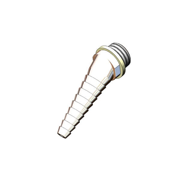 T&S  BL-5550-05  Lab Accessory: Angled Serrated, 3/8'' NPT (M) in & Washer
