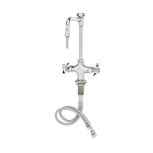 T&S  BL-5700-08  Lab mix Fct, Rigid Vac. Brkr Nozzle, 4'' Spreader Assy