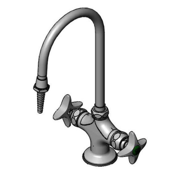 T&S  BL-5704-02  Lab mix Fct, Swivel G.N., 4'' Spreader Assy