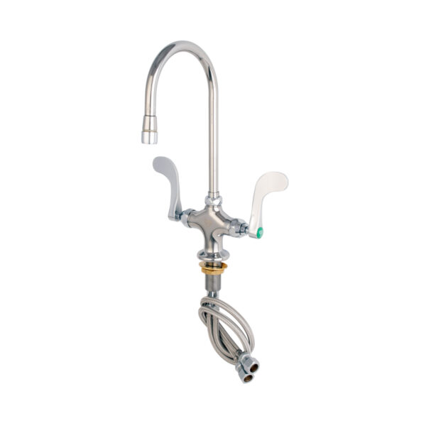 T&S  BL-5704-05  Lab mix Fct: Swivel G.N., Aerator, 4'' Handles, Qt Eternas
