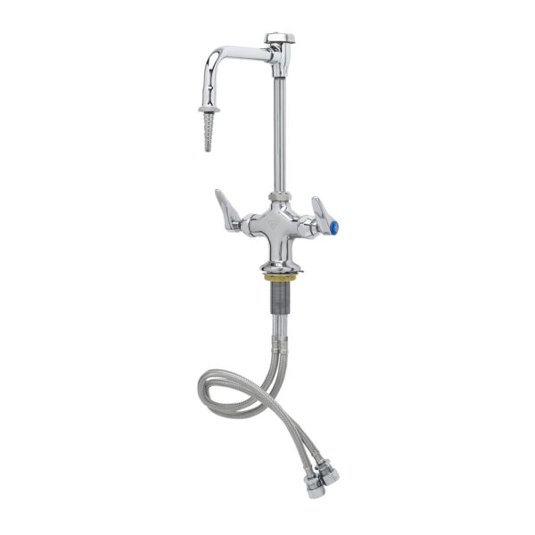 T&S  BL-5704-08L-QT  Lab mix Fct, vac. Brkr Nozzle, QT Eternas, Levers