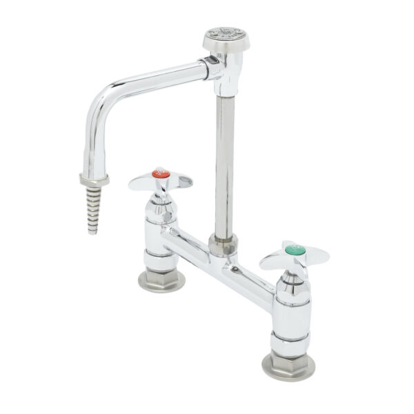 T&S  BL-5715-08  Lab mix Fct, Deck mted, Rigid vac. Brkr Nozzle