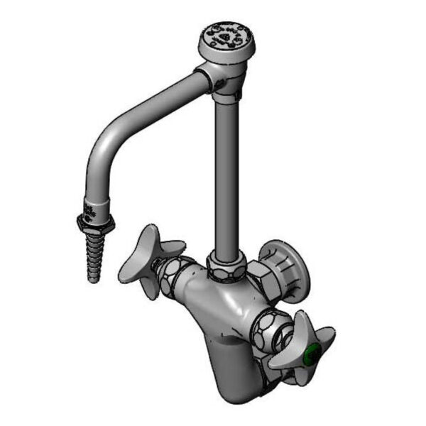 T&S  BL-5735-08  Lab Vertical mix Fct, Wall mt, Rigid vac. Brkr Nozzle