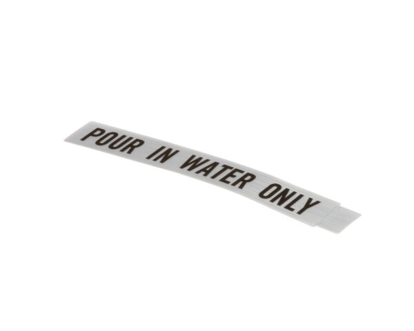 BUNN Parts  00833.0000  Decal, Pour In Water Only
