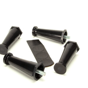BUNN Parts  13255.0003  Kit, Leg-4.0 Adj Blk Plstc Flg