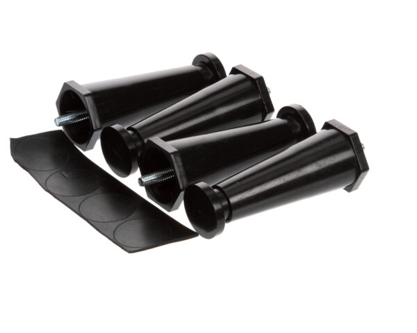 BUNN Parts  13255.0005  Kit, Leg-4.0 Adj Blk .250-20