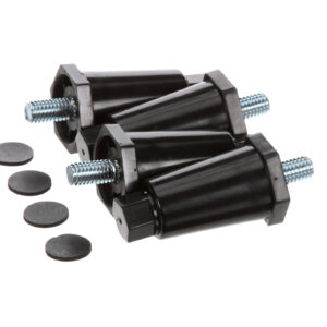 BUNN Parts  13255.0006  Kit,Leg-2.50 Adj Blk Plastic