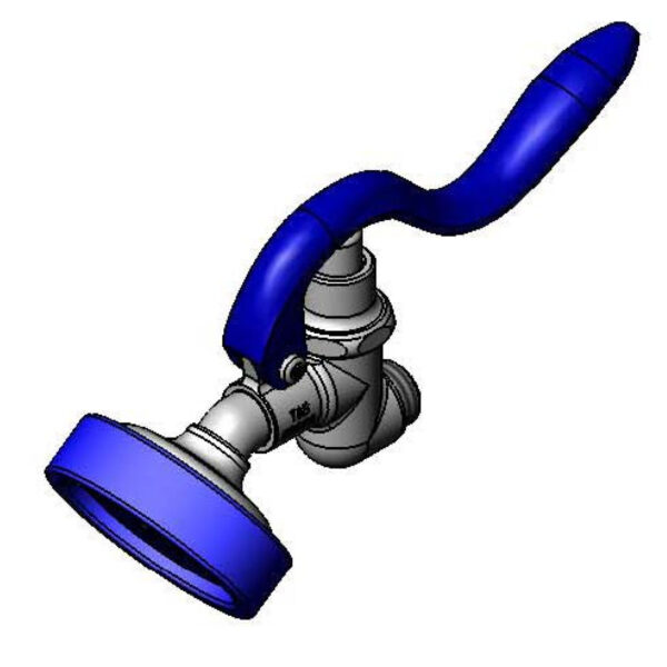 T&S  EB-0107-035  Blue Spray Vlv Unit W/ Angle Spray Face, Rubber Bumper