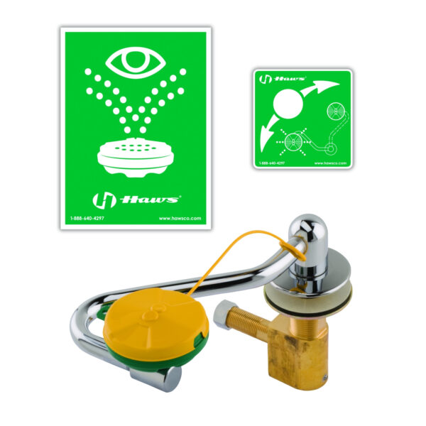 T&S  EW-7611  Swing-Away Eyewash Unit, Deck mt