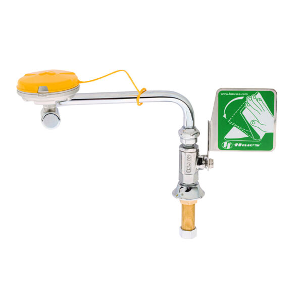 T&S  EW-7612  Eyewash, Deck mted, Swivel, Polish