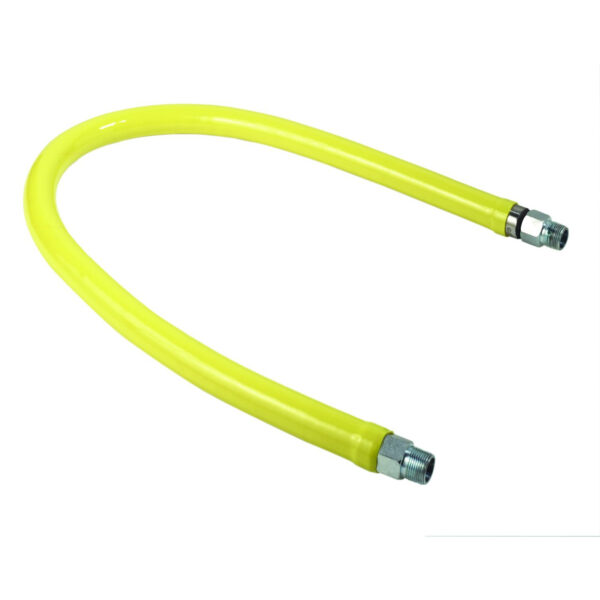T&S  HG-2E-36K  Gas Hose, Spin Fittings, 1'' NPT, 36'' L.,w/ install kit