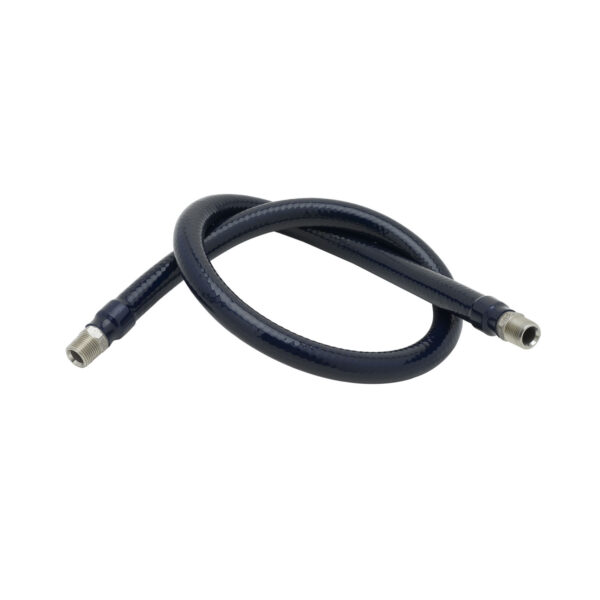 T&S  HW-2B-24  Water Hose, (M) Fittings, 3/8'' Dia., 24'' L.
