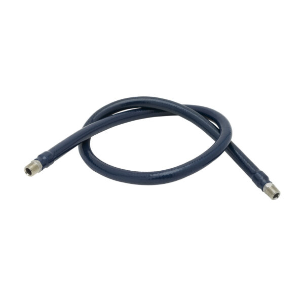 T&S  HW-2B-48  Water Hose, (M) Fittings, 3/8'' Dia., 48'' L.