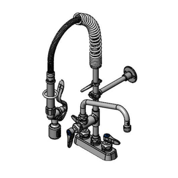 T&S  MPJ-4CLN-08-CR  4'' WORKBOARD MINI-PRU, DECK mt, CERAMA