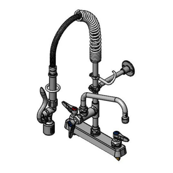 T&S  MPJ-8CLN-08-CR  8'' WORKBOARD MINI-PRU, DECK mt, CERAMA, B-0107-J