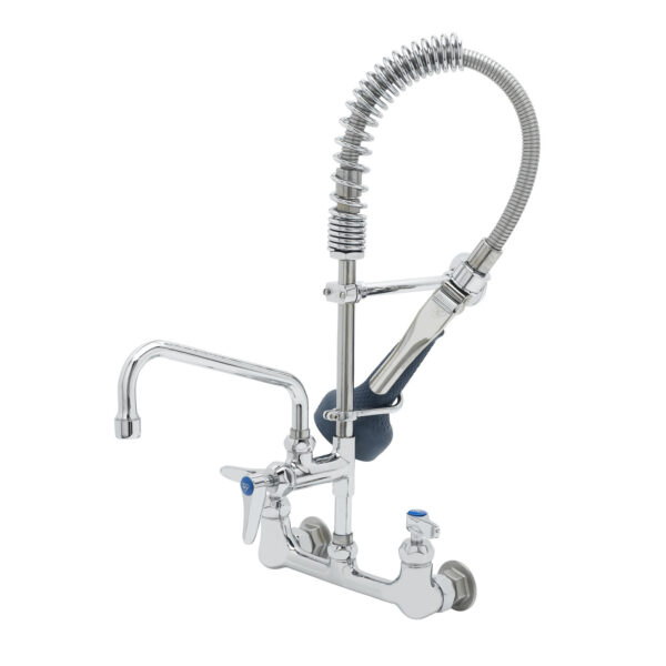 T&S  MPR-8WLN-08-CRS  Mini-PRU: 8'' Wall mt, B-0108 & Swivel, 8'' Swing, Ceramas