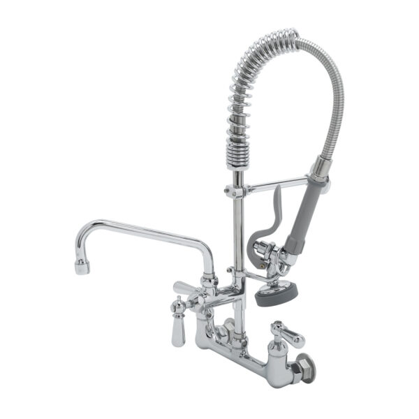 T&S  MPX-8WCN-08-CR  Mini-PRU: 8'' Wall Fct, 8'' Swing, Ceramas, B-0107-035, Club