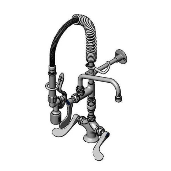 T&S  MPY-2DWV-08-CR  Mini-PRU: Dual Pantry W/ B-0107-C, 8'' Swing, VB