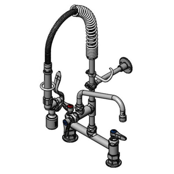 T&S  MPY-8DLN-08  MPRU W/ B-0107-C, 8'' Swing Wall Brkt