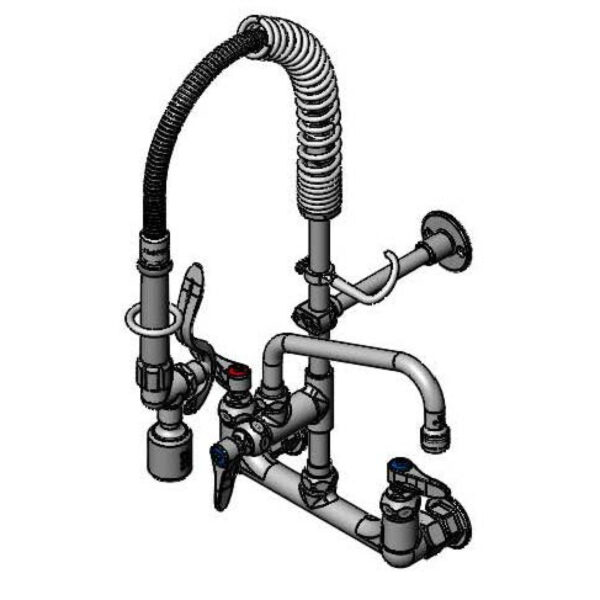 T&S  MPY-8WLN-08  MPRU 8'' Wall mt Fct W/B-0107-C, 8'' Swing