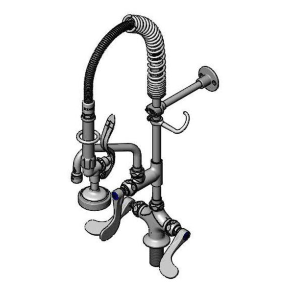 T&S  MPZ-2DWN-06  Mini-PRU W/ B-0107, 6'' Swing, 4'' Handles & Eternas