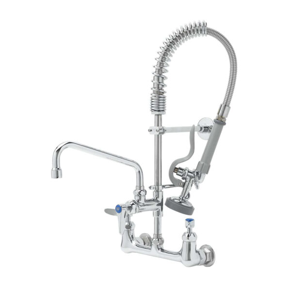 T&S  MPZ-8WLN-08-CR  8'' Wall mt, B-0107, 8'' Swing, Ceramas