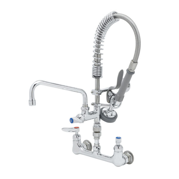 T&S  MPZ-8WLV-08-CR  Mini-PRU: 8'' Wall mt W/ B-0107, vac. Brkr, 8'' ADF, Ceramas